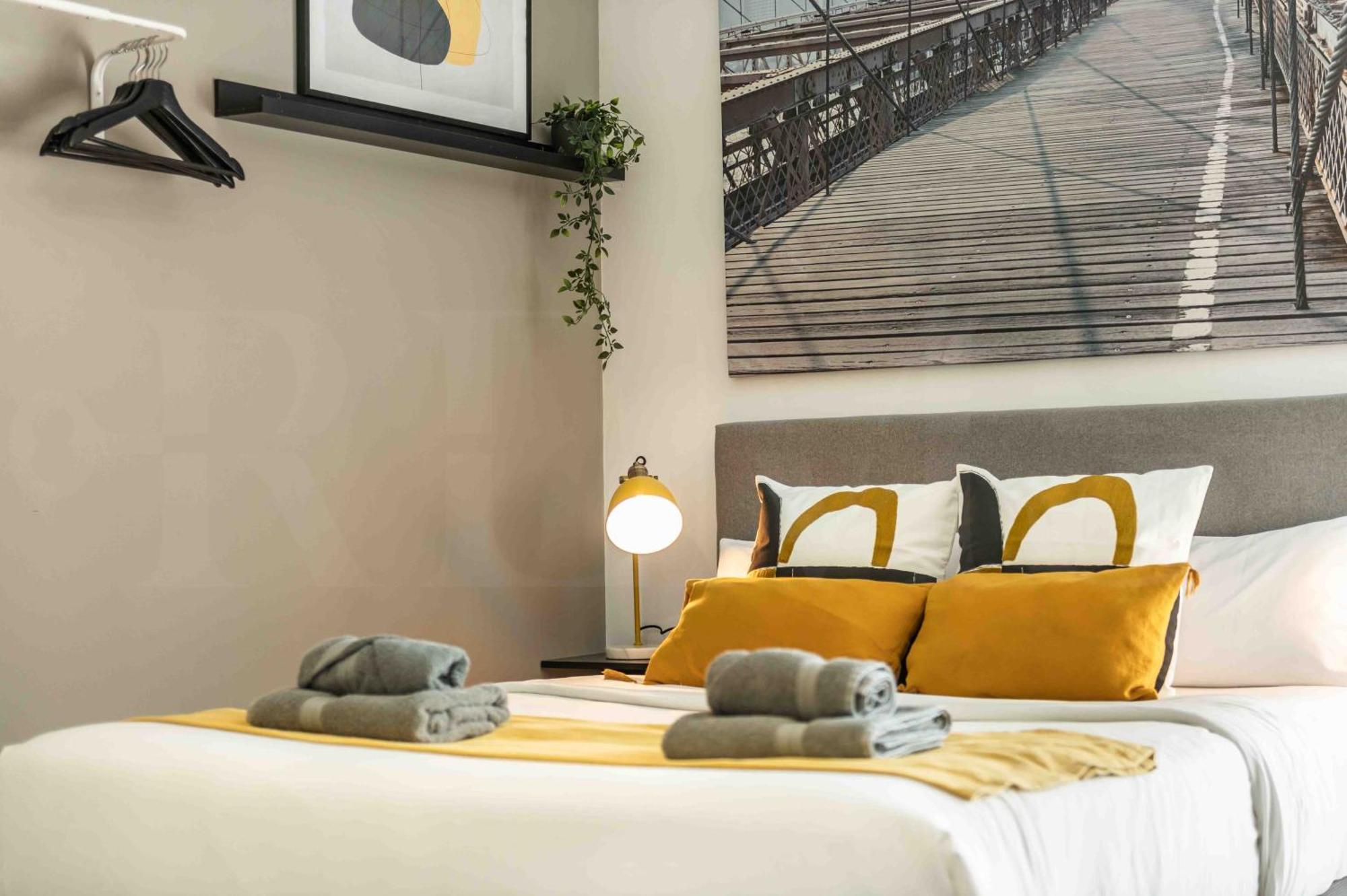 Modern Studio With Private Rooftop Terrace By Rems Málaga Eksteriør billede