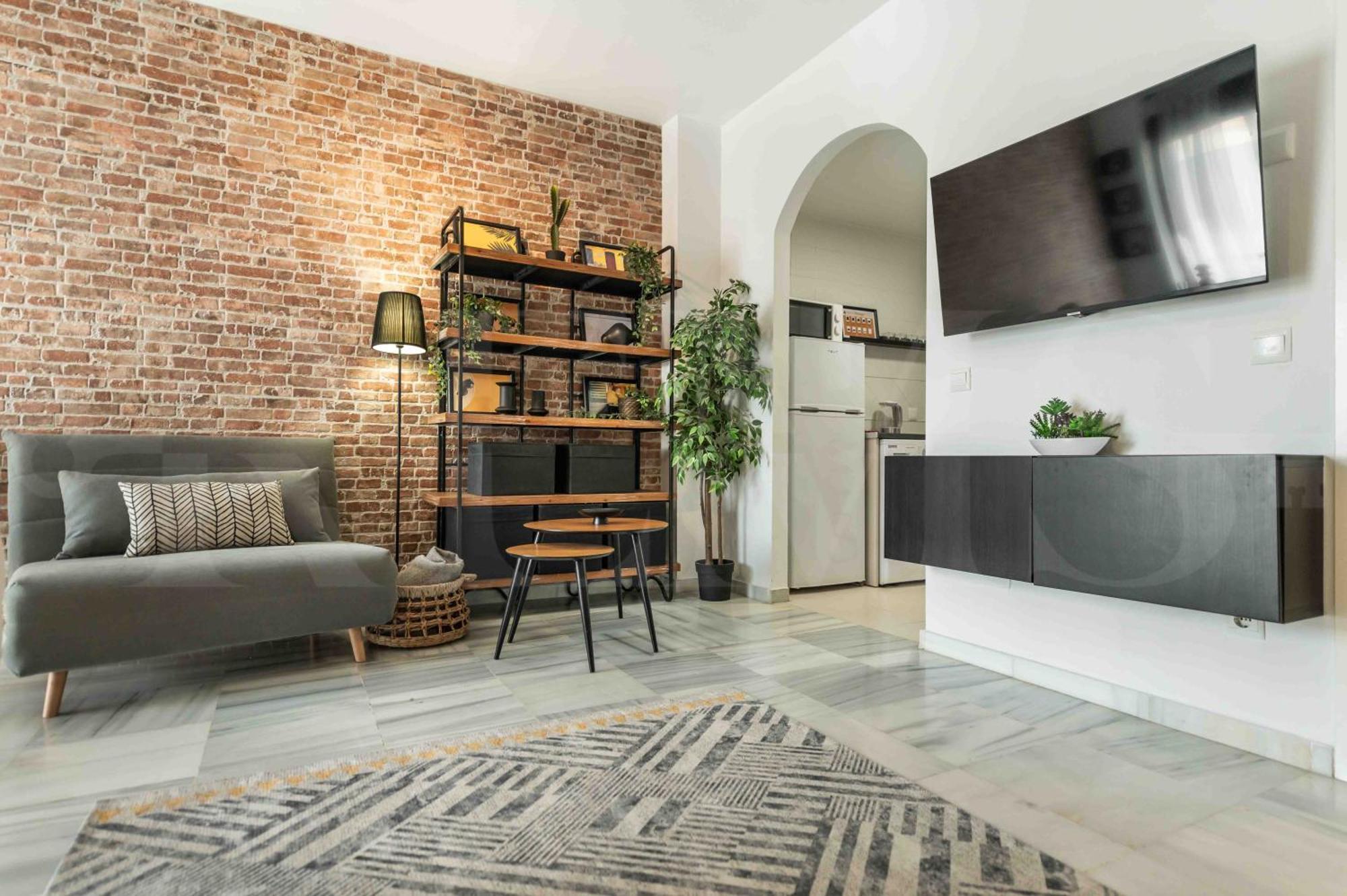 Modern Studio With Private Rooftop Terrace By Rems Málaga Eksteriør billede